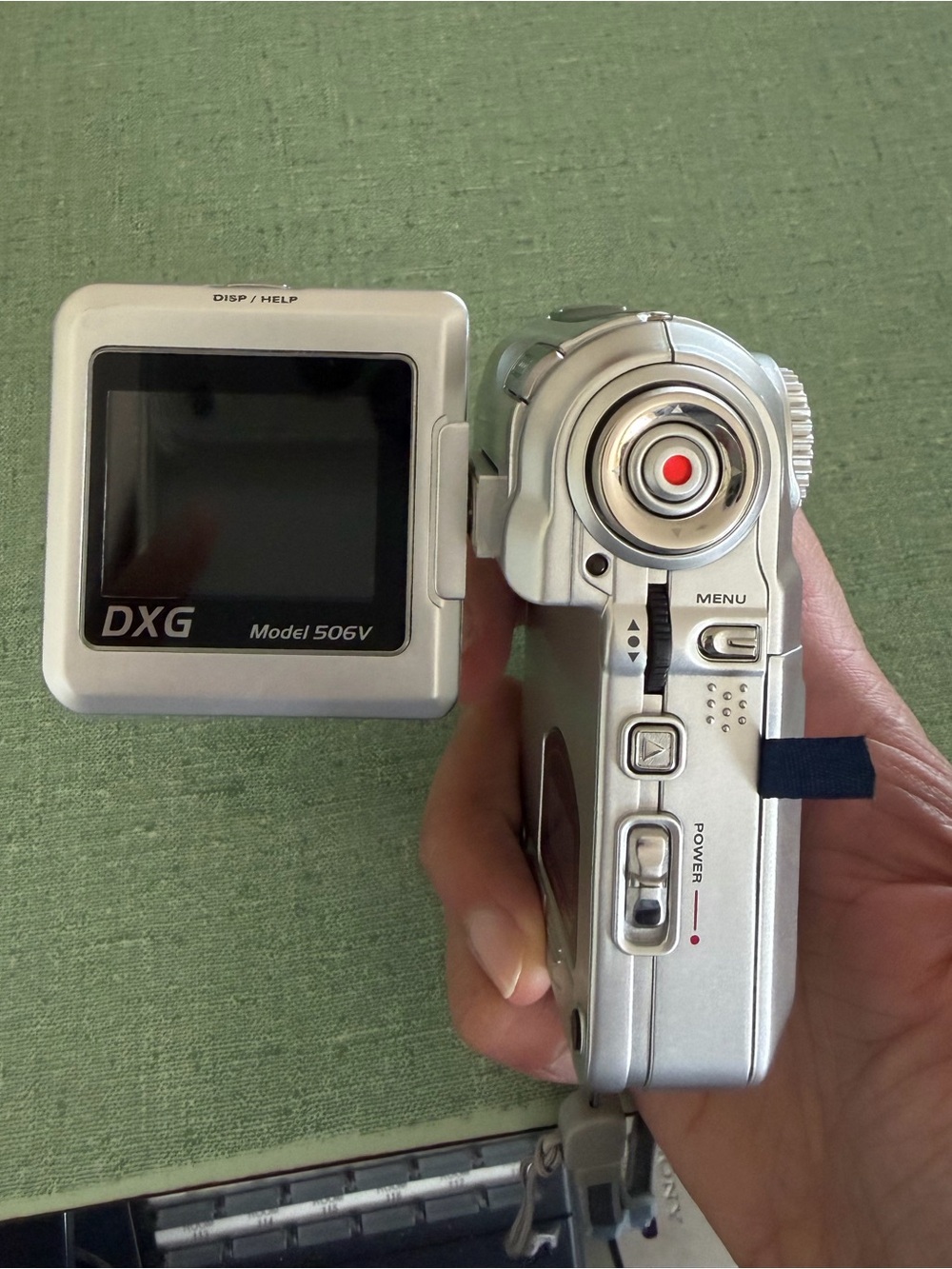 Silver Digital Camcorder Model 506V - Compact Video Camera